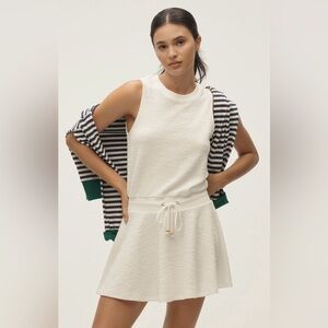 Sundays Amory Sleeveless Drawstring Mini Dress Anthropologie In: White